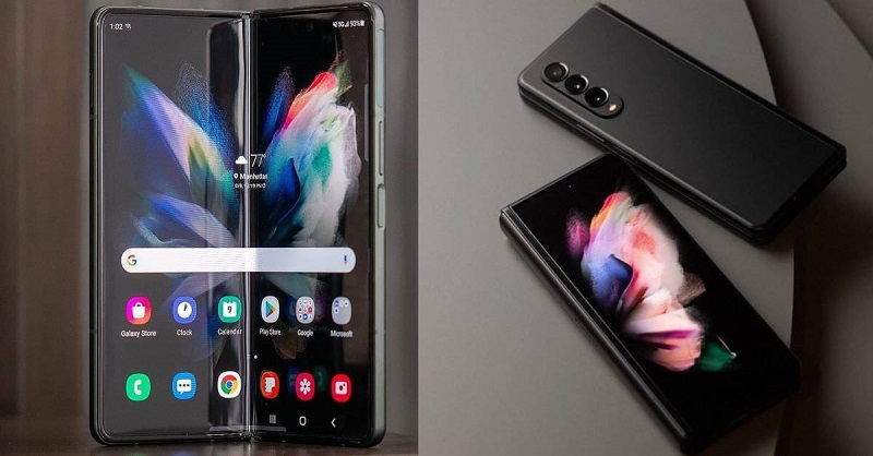 Galaxy Z Fold3 có thiết kế màn hình gập như chiếc máy tính bảng